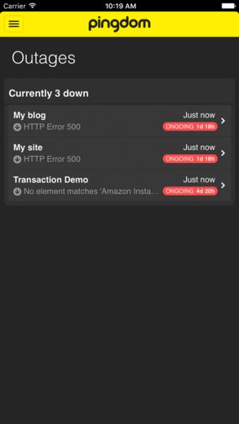 pingdom-ios