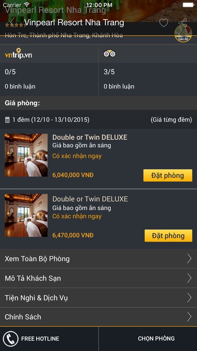 Top 4 ứng dụng đặt khách sạn giá rẻ trên iOS