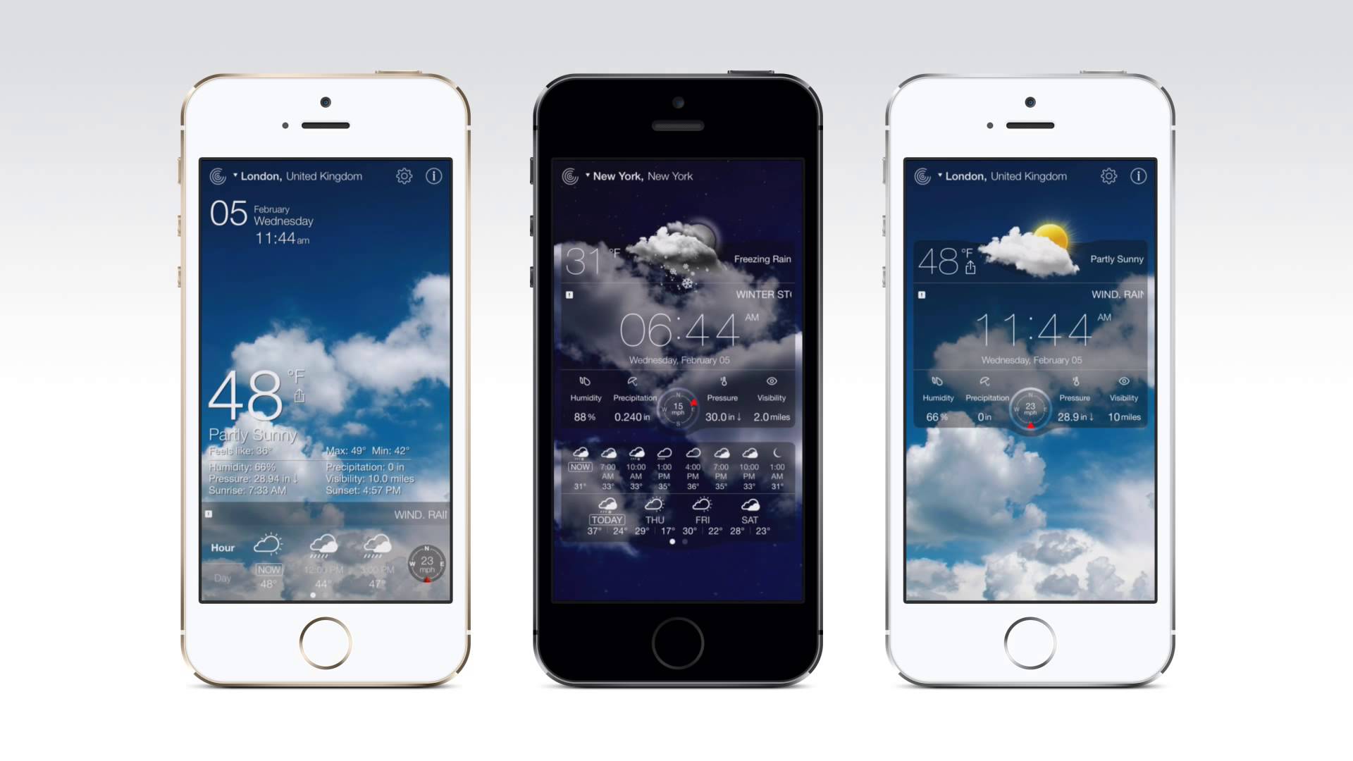 Top 5 ứng dụng thời tiết hữu ích trên iOS