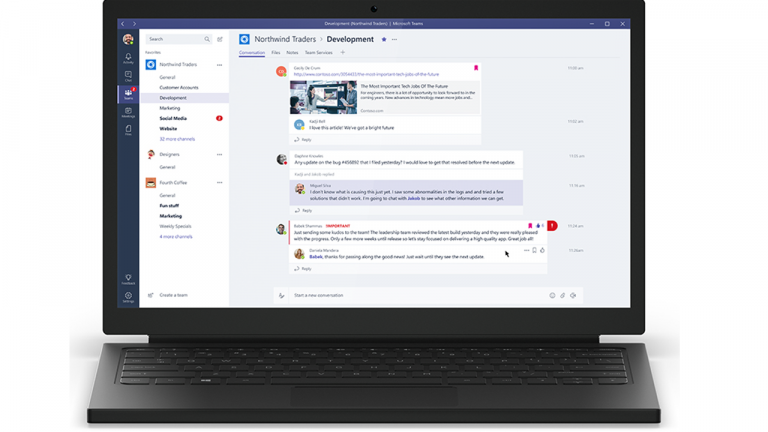 Microsoft ra mắt dịch vụ Microsoft Teams