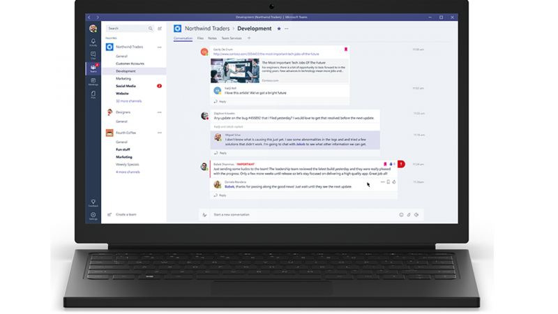 Microsoft ra mắt dịch vụ Microsoft Teams
