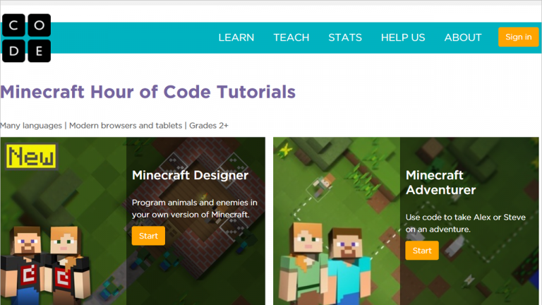 Miễn phí phiên bản MineCraft Hour of Code Tutorial cho tuần lễ giáo dục Khoa học máy tính