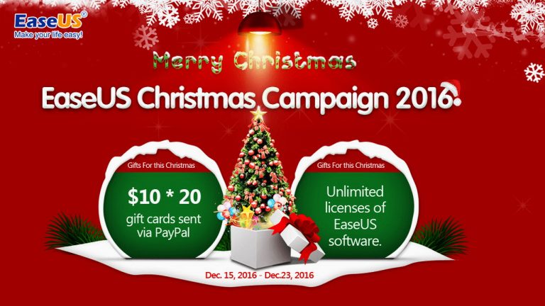 Miễn phí bản quyền 5 phần mềm EaseUS tổng trị giá 220USD