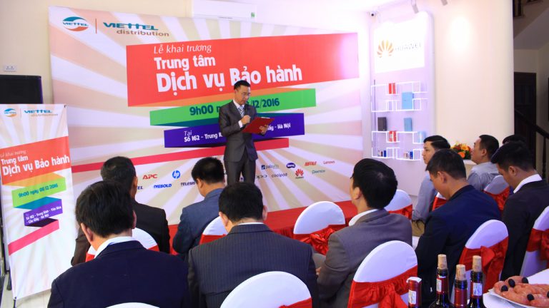 Khai trương Trung tâm Dịch vụ Bảo hành Viettel đầu tiên tại Hà Nội
