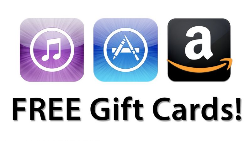 Hướng dẫn kiếm thẻ iTunes, Amazon, Play Store gift card miễn phí với iOS và Android