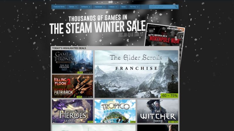 Steam Winter công bố ngày sale “sập ví”