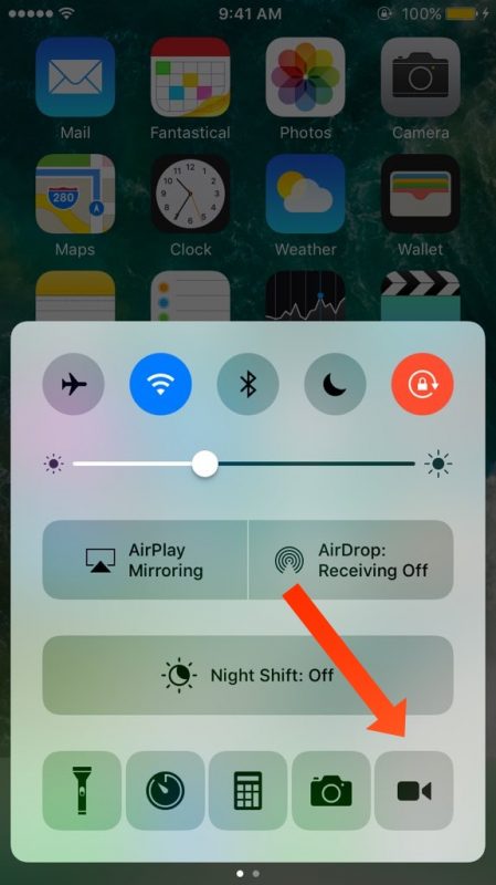 Quay màn hình iPhone bằng CCRecord
