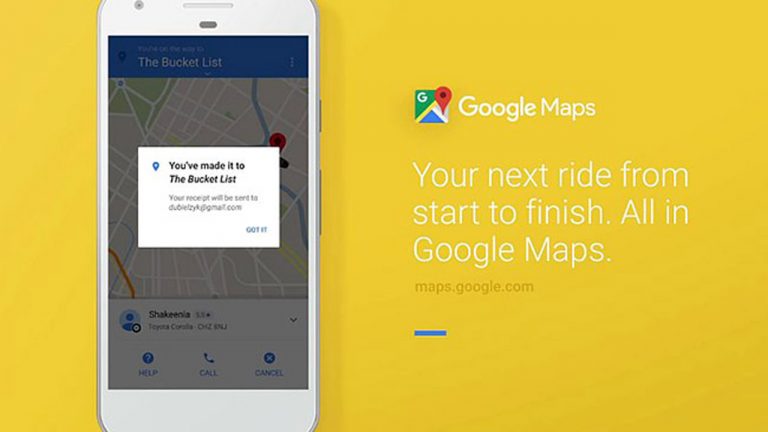 Không cần mở app Uber bạn vẫn có thể đặt xe Uber qua Google Maps