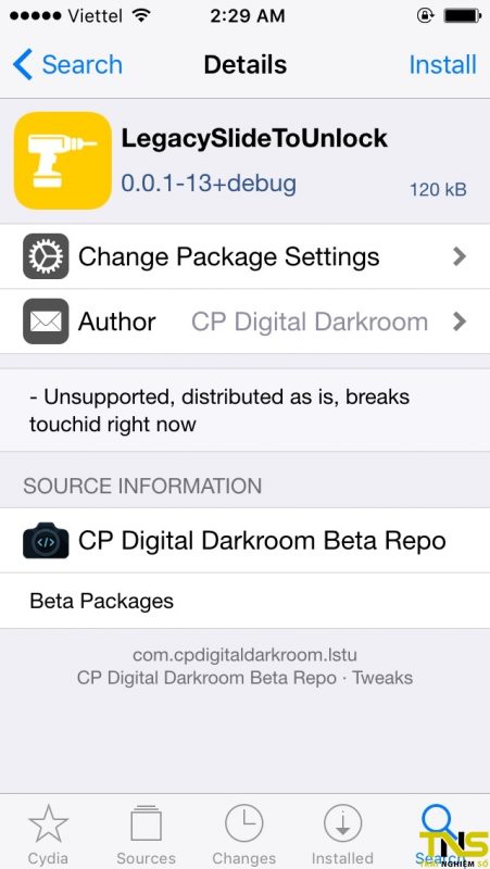Bật tính năng Slide to Unlock cho iPhone chạy iOS 10