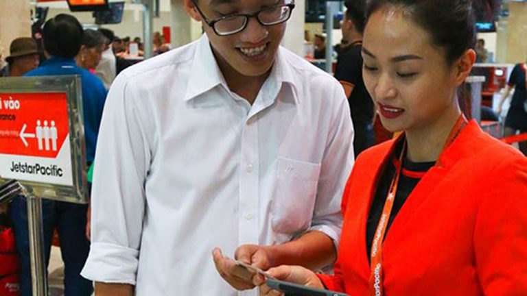 Jetstar chính thức áp dụng hệ thống check in mobile tại 3 sân bay