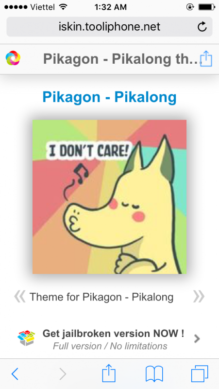Cài theme Rồng Vàng Pikagon cho iPhone không cần jailbreak