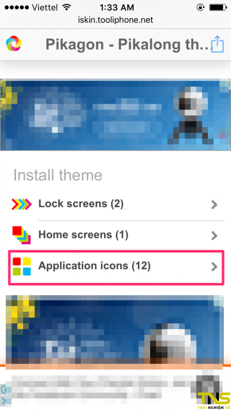 Cài theme Rồng Vàng Pikagon cho iPhone không cần jailbreak