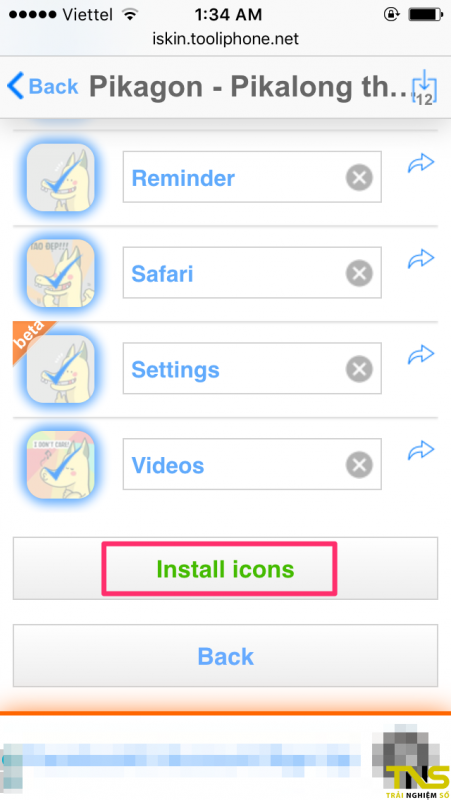 Cài theme Rồng Vàng Pikagon cho iPhone không cần jailbreak