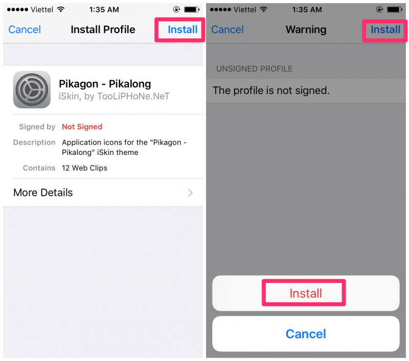 Cài theme Rồng Vàng Pikagon cho iPhone không cần jailbreak
