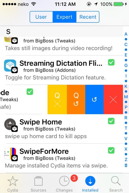 Tweak hay cho iOS 10: Call Recorder, GorGone, Swipe Home,...