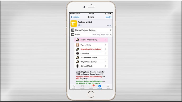 AppSync Unified đã hoạt động trên iOS 10 jailbreak