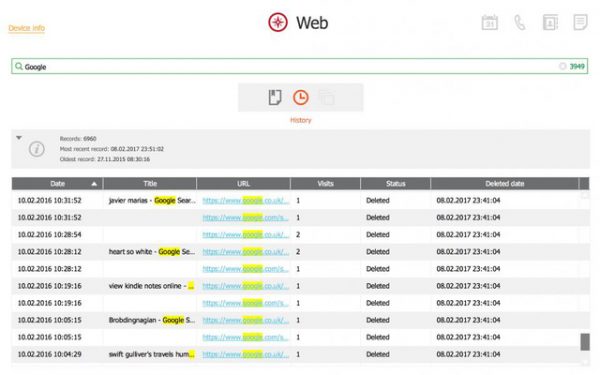 lịch sử duyệt web