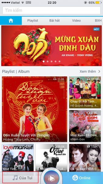 Chia sẻ tài khoản VIP NhacCuaTui dùng cho cả iOS và Android
