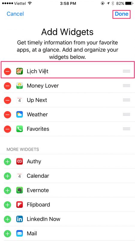 Hướng dẫn cài lịch âm dương cho iPhone ngay trên widget