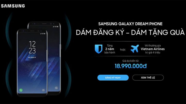 Galaxy S8 tại Việt Nam sẽ có giá từ 18,99 triệu đồng?