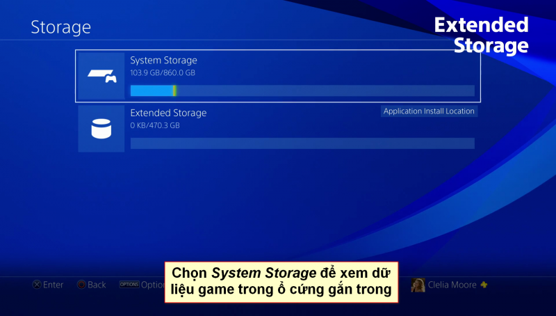 Hướng dẫn di chuyển game qua ổ cứng ngoài trên Playstation 4 firmware 4.5