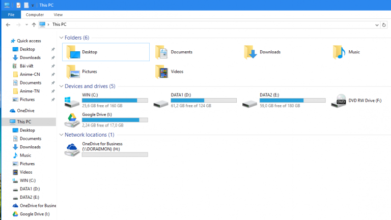 Mang 21 TB dung lượng OneDrive vào PC