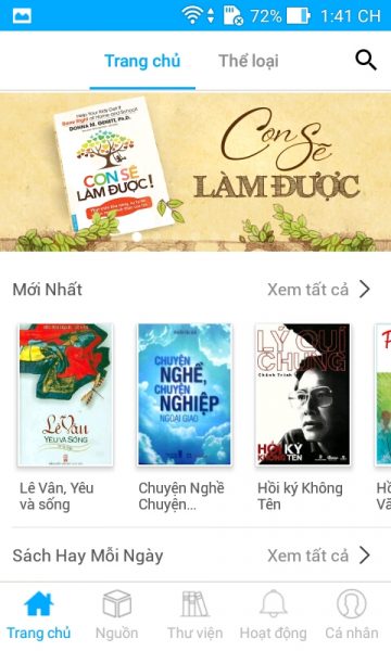 aBooks: Đọc sách, truyện online miễn phí trên Android