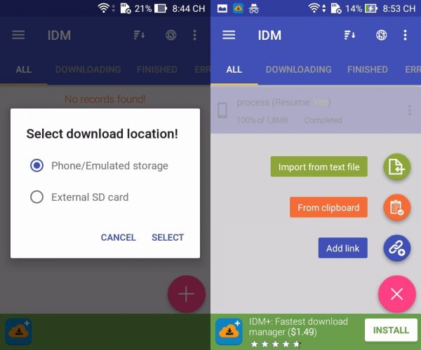 IDM: Fastest download manager giúp thay thế IDM cho Android