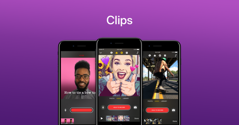 Mời tải về và dùng thử Clips – ứng dụng tạo clips vui nhộn chính chủ Apple