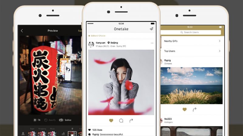 Onetake: Chụp ảnh GIF nghệ thuật trên iOS