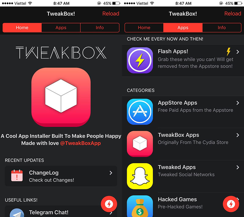 TweakBox: Cài game, app bản quyền mà không cần jailbreak