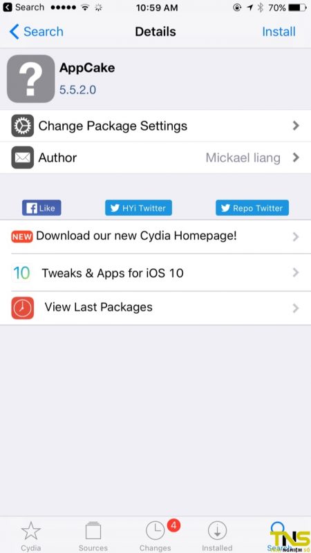 Cài AppCake để tải game, ứng dụng bản quyền