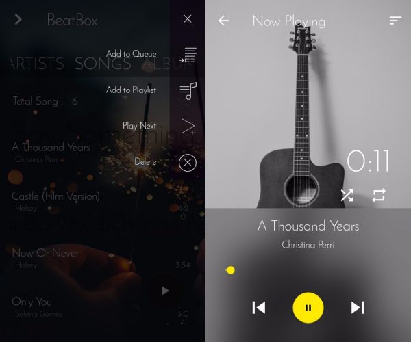 Beatbox Music Player: Trình phát nhạc hiện đại và nhỏ gọn cho Android