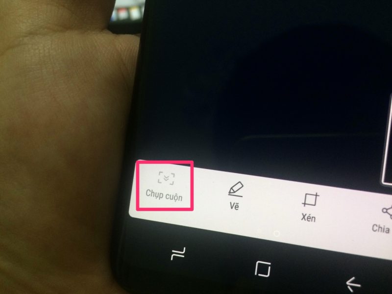 Ba cách chụp màn hình Samsung Galaxy S8 dễ dàng và tiện lợi