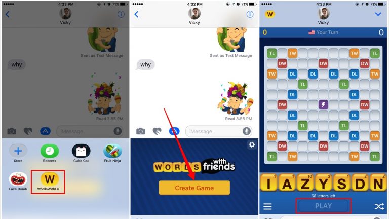 Cách chơi game trong ứng dụng nhắn tin của iPhone