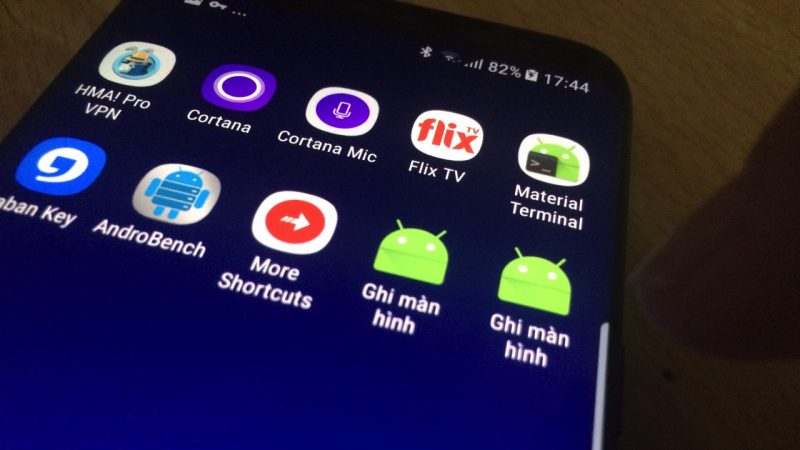 Cách quay màn hình điện thoại Samsung