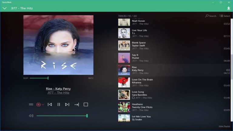 SonicWeb Internet Radio Player: Nghe hàng trăm kênh radio trên Windows 10