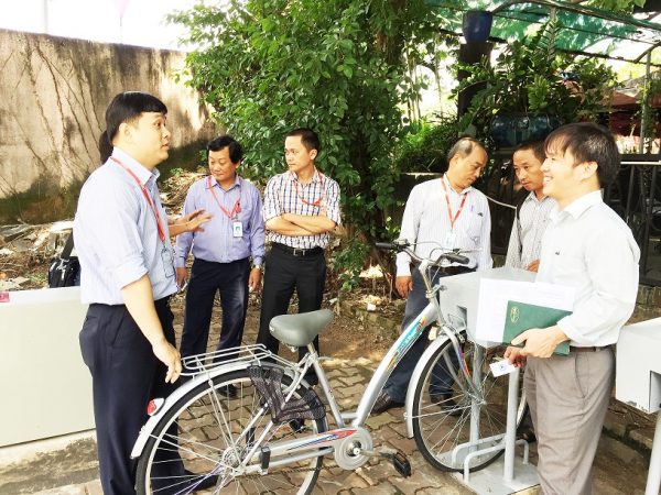 QTSC triển khai hệ thống xe đạp công cộng nội khu