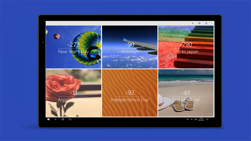 App đồng hồ đếm ngược dành cho Windows 10
