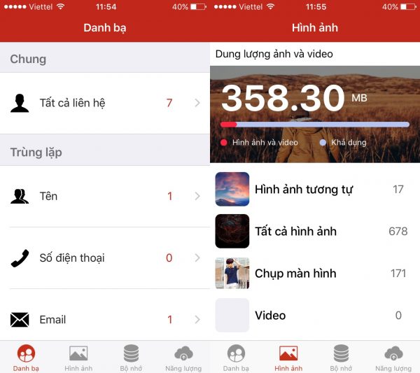 Ứng dụng Việt giúp bạn tìm ảnh, danh bạ trùng lặp trên iOS