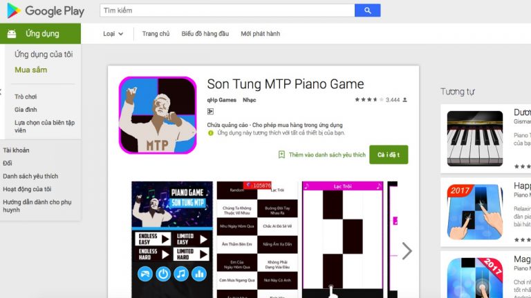 Sơn Tùng MTP cũng có game, miễn phí tải về