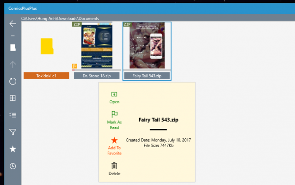 Ứng dụng đọc truyện, sách nhiều định dạng file trên Windows 10
