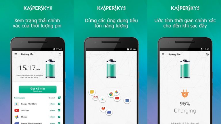 Kaspersky Battery Life: Ứng dụng miễn phí giúp tiết kiệm pin cho Android