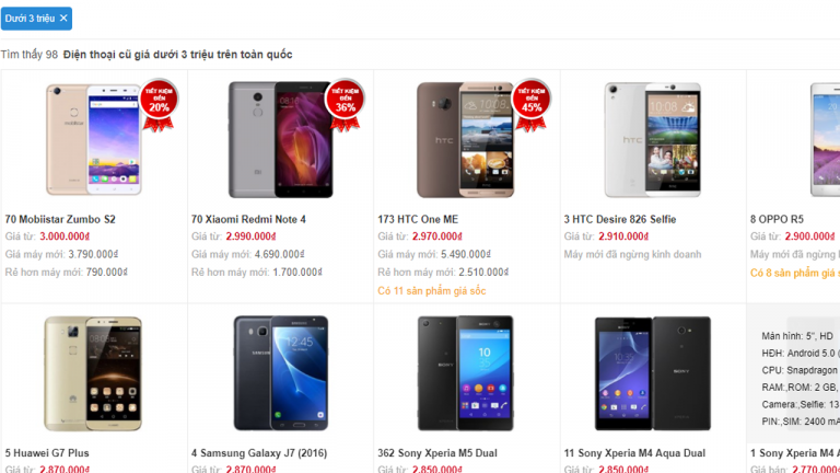 Các ông lớn “buông tay”, thị trường vẫn ngập smartphone, tablet giá rẻ