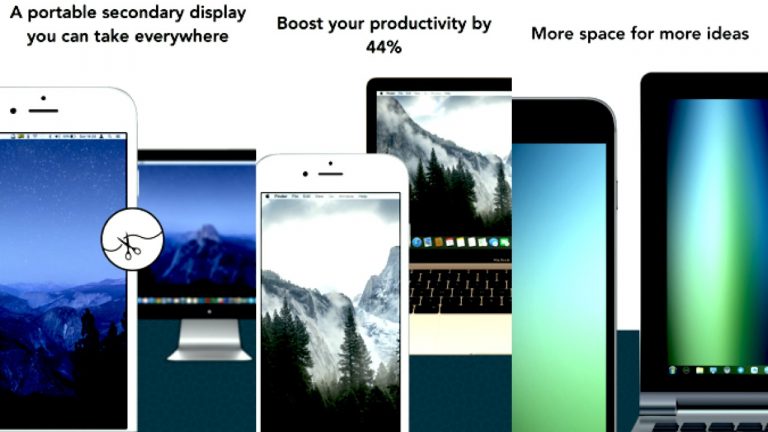 iDisplay biến iPhone, iPad thành màn hình phụ cho PC đang miễn phí, giá 20USD