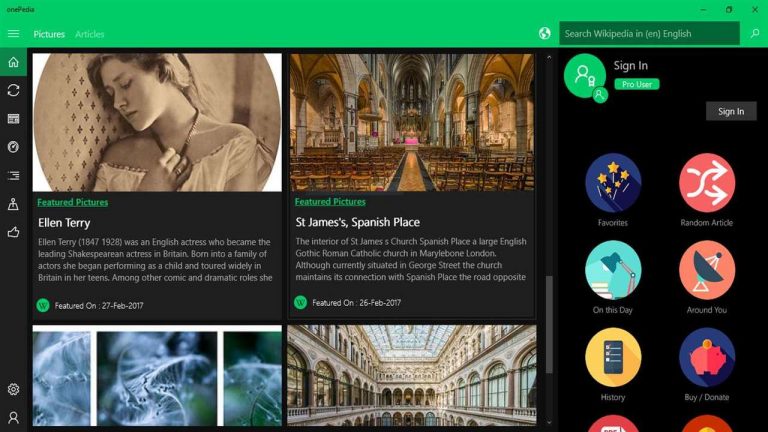 Ứng dụng UWP tra từ điển Wikipedia Việt Nam và lưu bài viết thành PDF