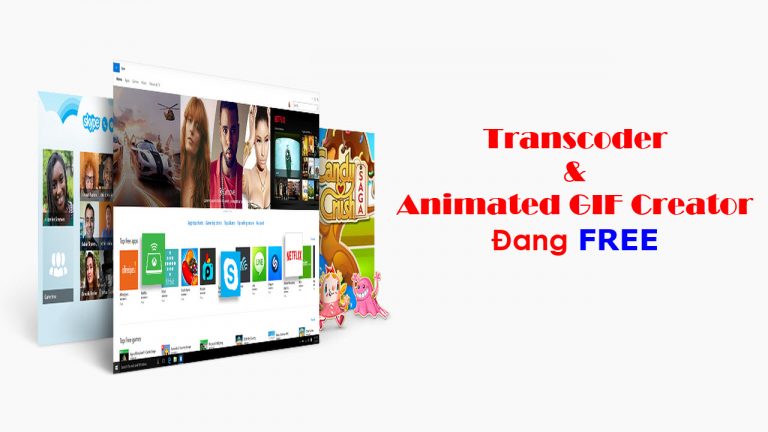 Nhanh tay tải 2 ứng dụng tạo ảnh động GIF và chuyển đổi nhạc, video đang miễn phí trên Windows 10