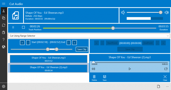 Audio Toolkit: Cắt, nối, chuyển đổi tập tin âm thanh trên Windows 10