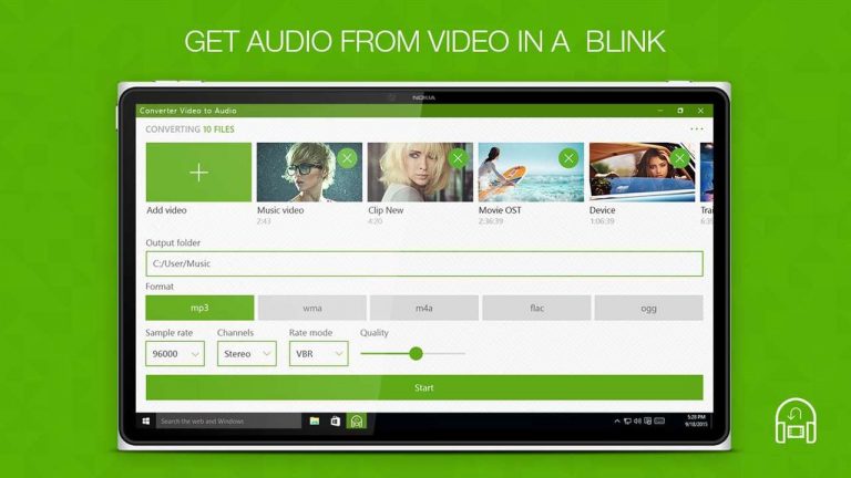 Cách chuyển nhanh nhiều định dạng video sang âm thanh trên Windows 10