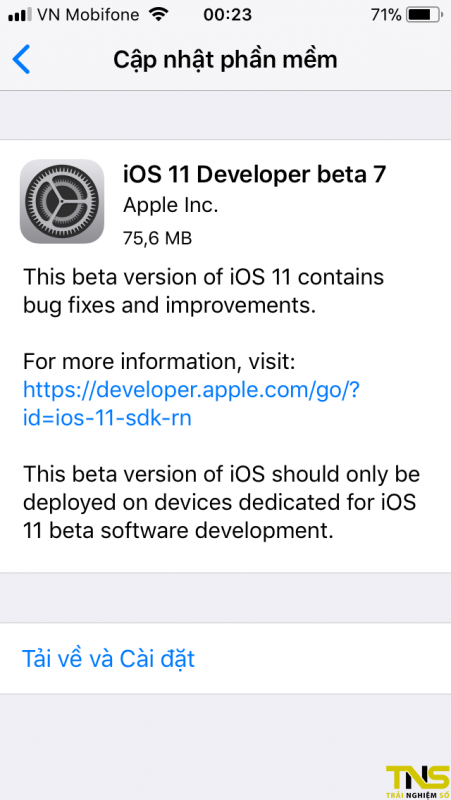 iOS 11 beta 7
